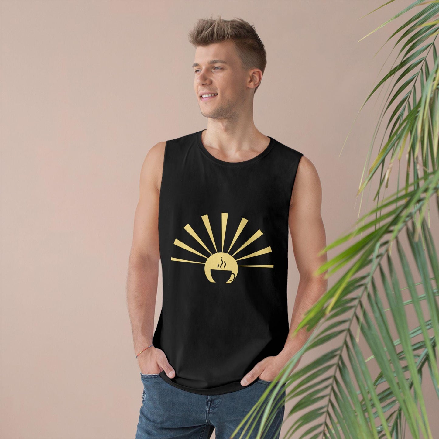 Sunrise Vibes Unisex Barnard Tank, Summer Tank Top, Festival Apparel, Casual Wear, Outdoor Activities, Gift for Him/Her