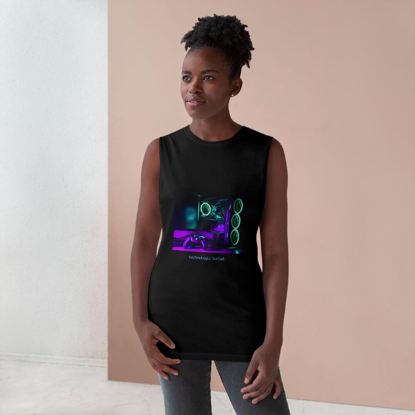 Gaming Vibe Unisex Tank Top, Perfect for Gamers, Tech Enthusiasts, Comfortable Summer Wear, Birthday Gift, Cosplay, Casual Outfit