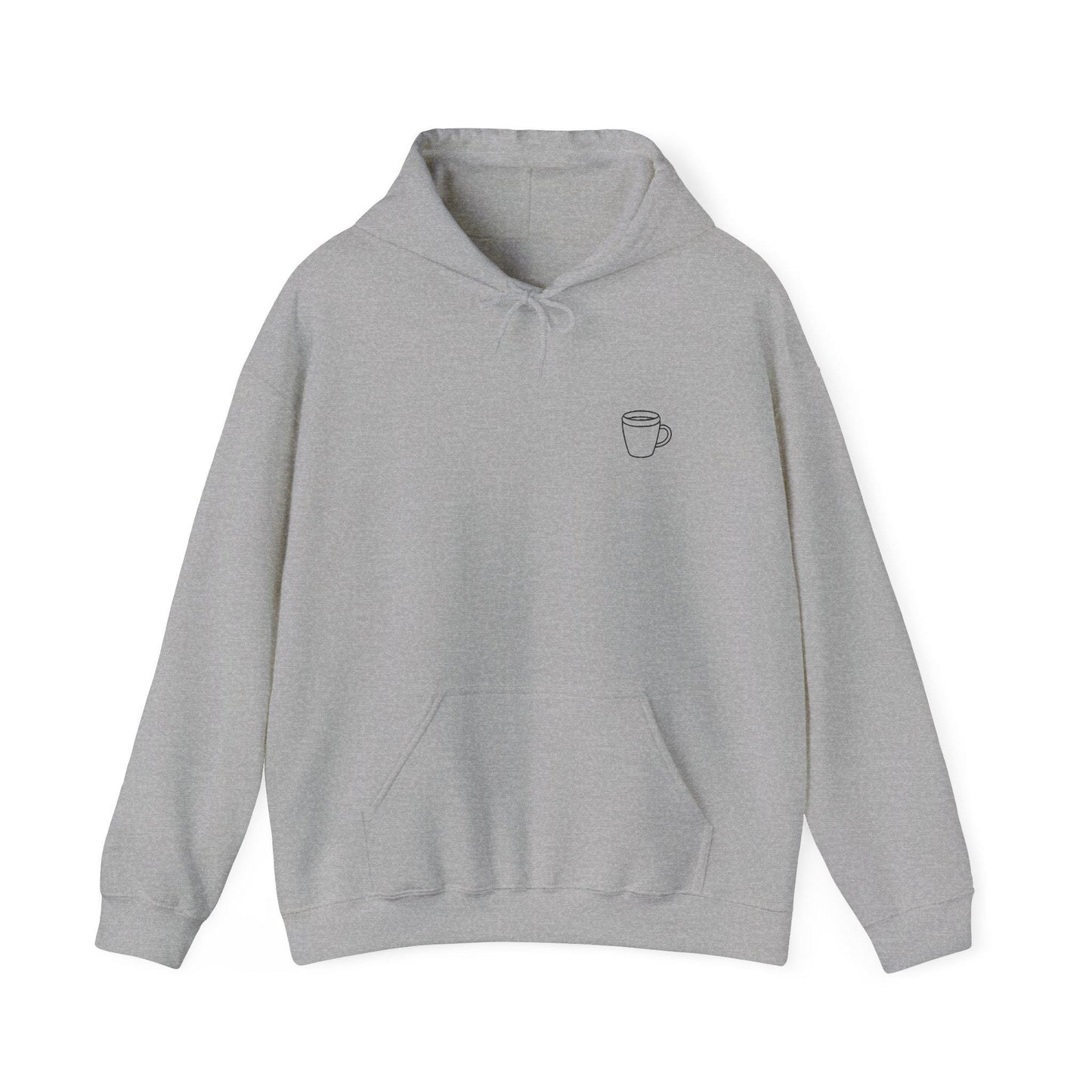 Cozy Coffee Cup Hoodie | Unisex Soft Hooded Sweatshirt for Chill Days, Gift for Coffee Lovers, Casual Loungewear, Perfect for Fall
