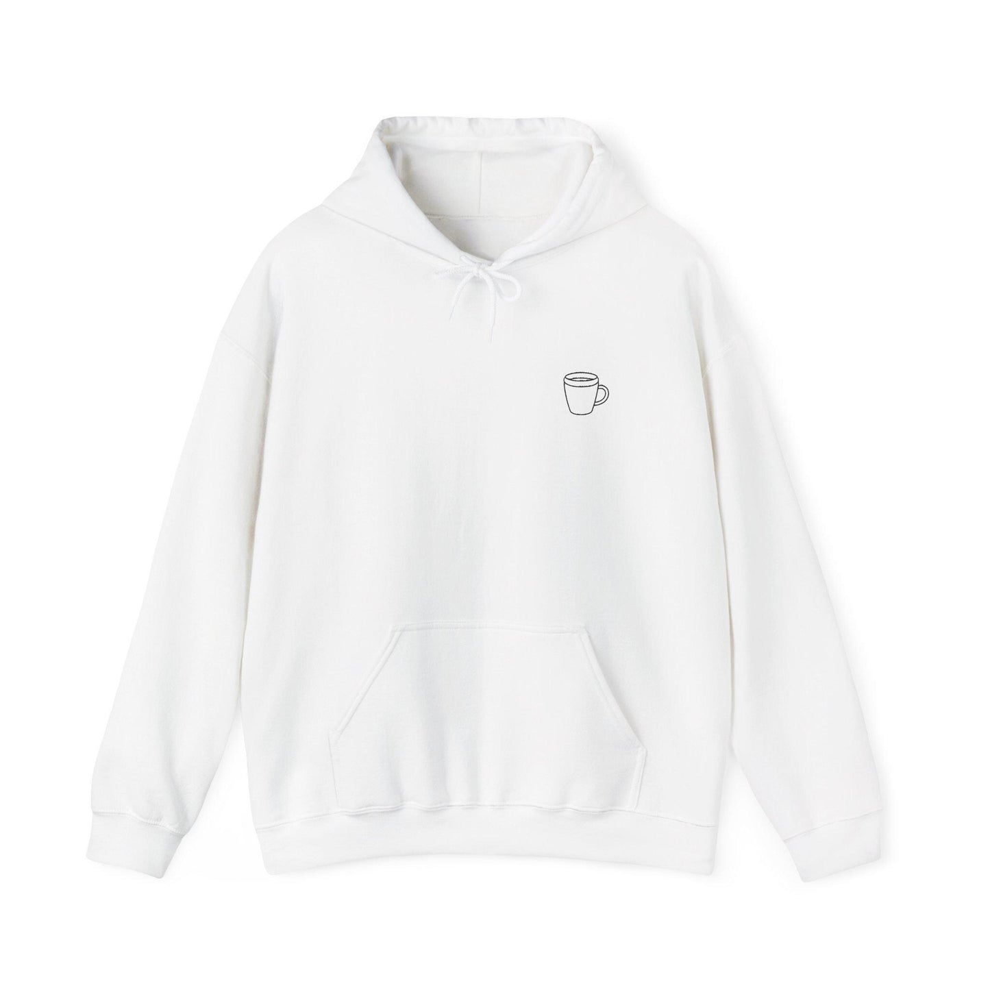 Cozy Coffee Cup Hoodie | Unisex Soft Hooded Sweatshirt for Chill Days, Gift for Coffee Lovers, Casual Loungewear, Perfect for Fall