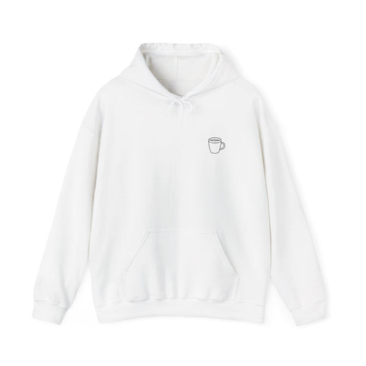 Cozy Coffee Cup Hoodie | Unisex Soft Hooded Sweatshirt for Chill Days, Gift for Coffee Lovers, Casual Loungewear, Perfect for Fall